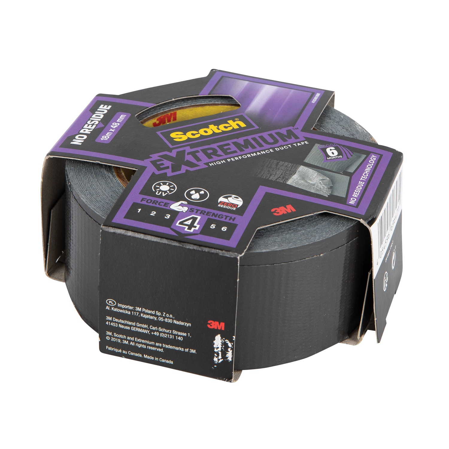 Banda reparatii fara reziduri 4.8 cm x 18 m Gri Scotch