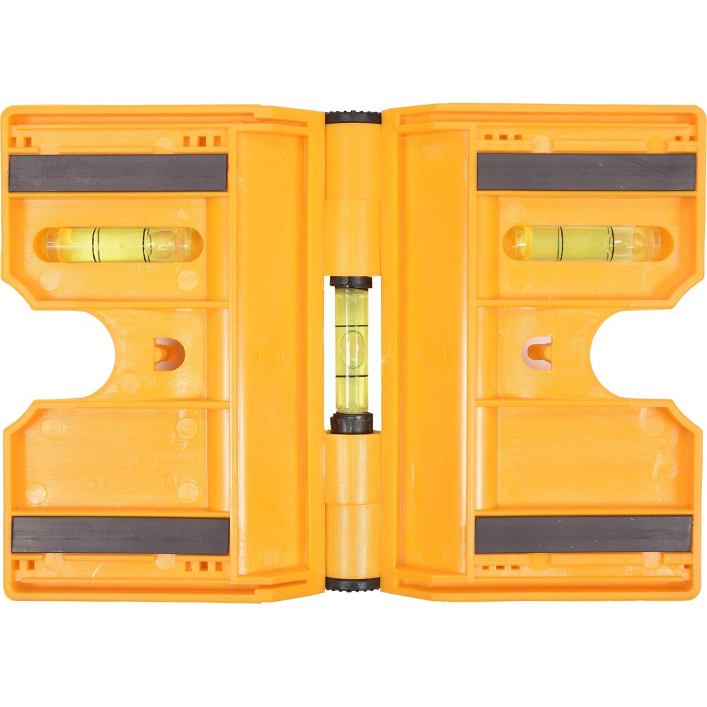 Nivela pentru colturi VOREL, cu 3 bule, magnetica 