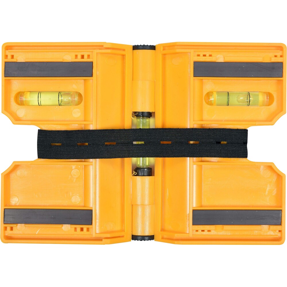 Nivela pentru colturi VOREL, cu 3 bule, magnetica 