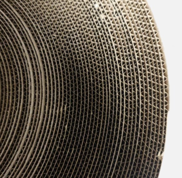 Rola pentru ambalare, hartie, bej, 2 straturi, 105 cm latime