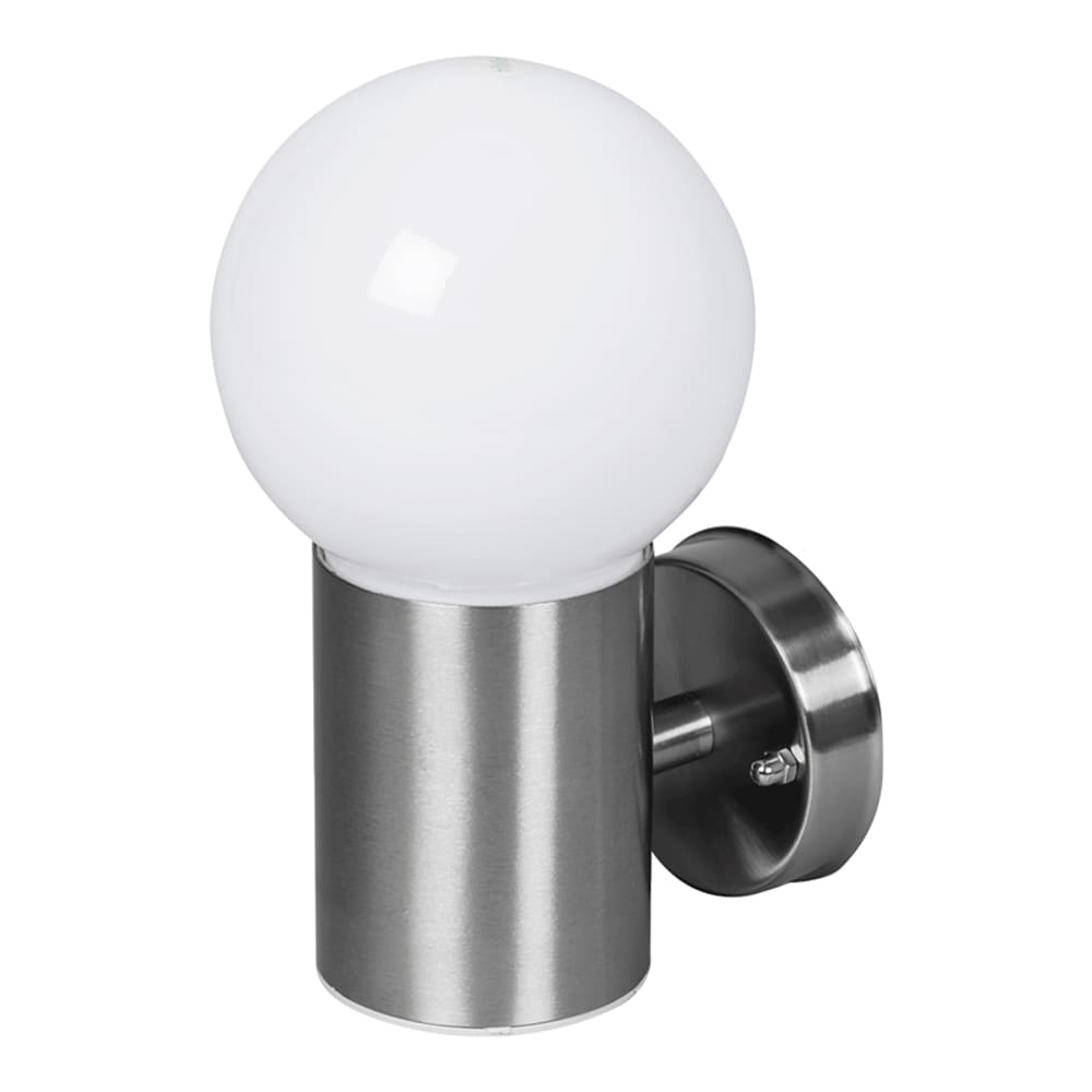 Lampa gradina ERSTE Amazon, E27, 11W, IP44, otel si plastic, crom