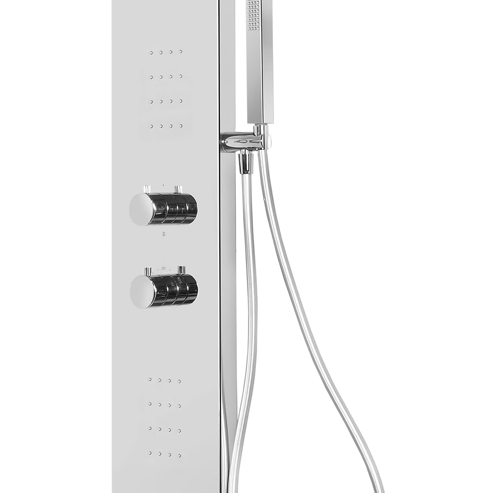 Panel de dus GOODHOME Abala, termostat, hidromasaj, crom
