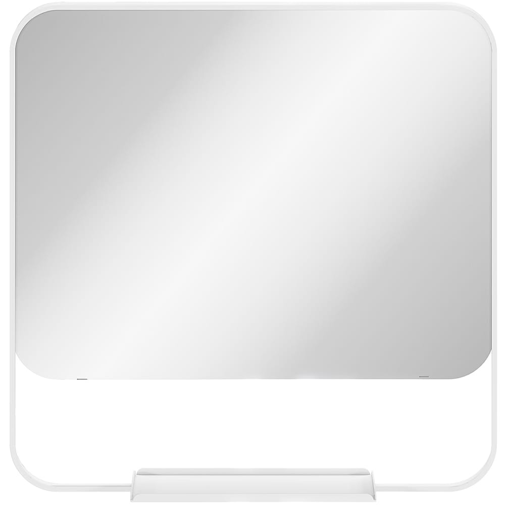 Oglinda baie GOODHOME Maza, 60.5 x 10 x 60.5 cm, alb