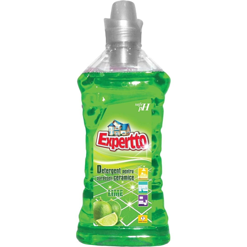 Solutie de curatare pardoseli EXPERTTO Lime, 1l