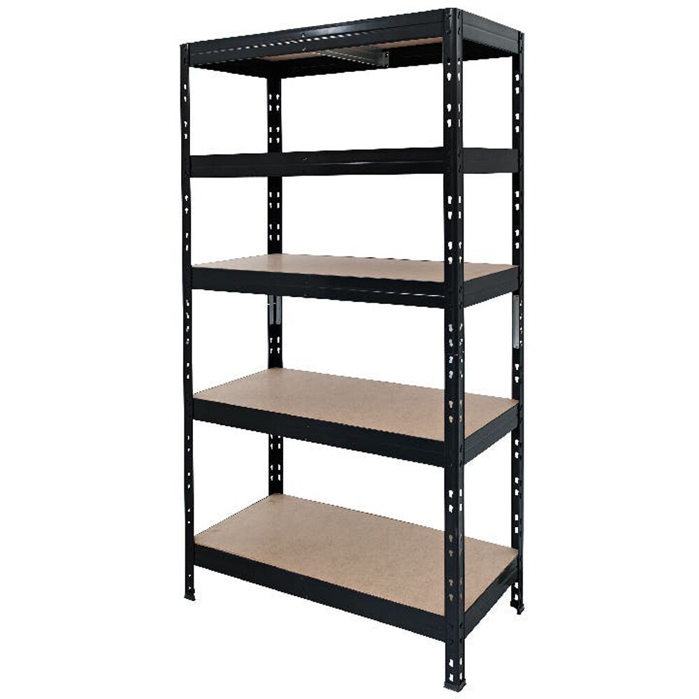 Raft atelier GOODHOME Rand, otel, 97 x 40 x 180 cm, negru