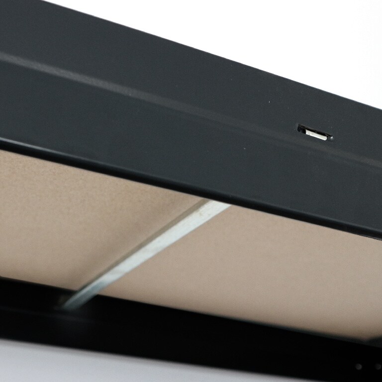 Extensie raft metalic, 2 polite, negru, 67 x 46 x 40 cm  GoodHome Rivet