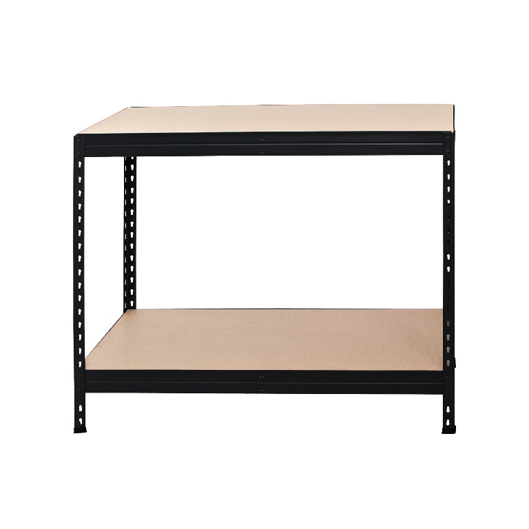 Extensie raft metalic, 2 polite, negru, 90 x 97 x 60 cm  GoodHome Rivet