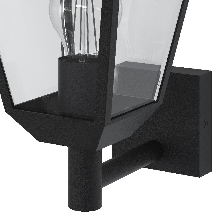 Lampa LED pentru exterior Docker GOODHOME, E27, 25W, IP44, negru