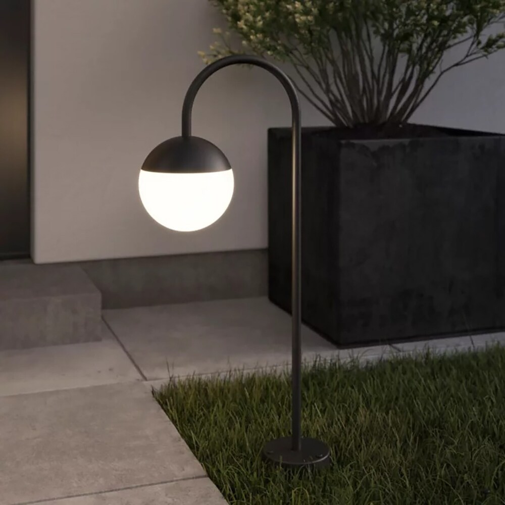 Lampa exterior GOODHOME Jarrom, E14, IP44, negru