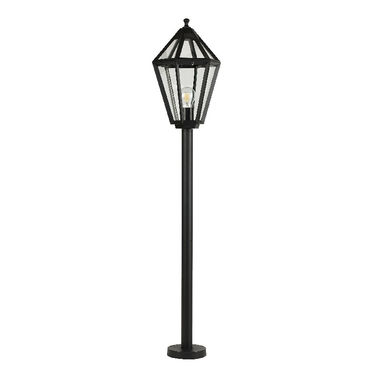 Stalp LED GOODHOME Radley, E27, 25W, negru