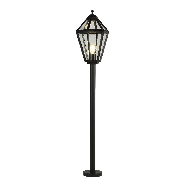 Stalp LED GOODHOME Radley, E27, 25W, negru