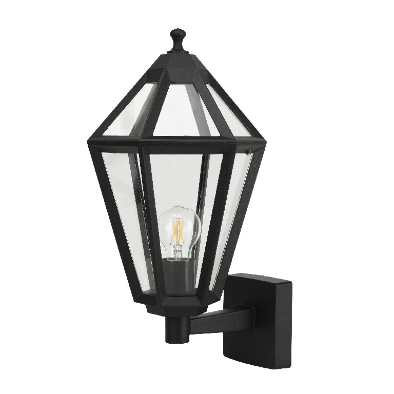 Lampa de exterior GOODHOME Radley, 25W, E27, IP44, negru
