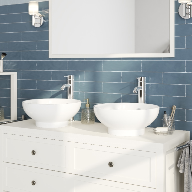 Blat baie, alb, 120 x 45.2 x 2.8 cm  GoodHome Perma