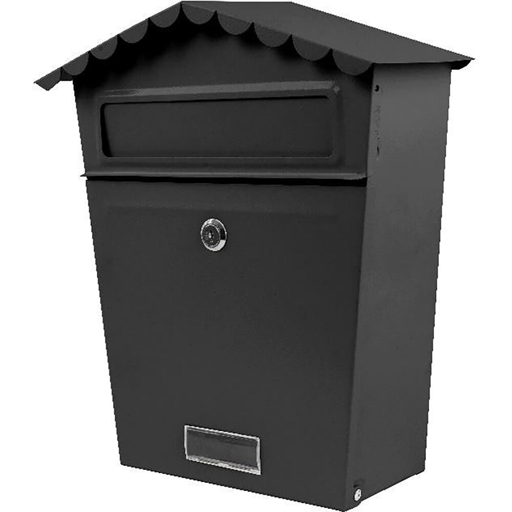 CUTIE POSTALA TIP CASUTA 36,5X33X13CM NEAGRA