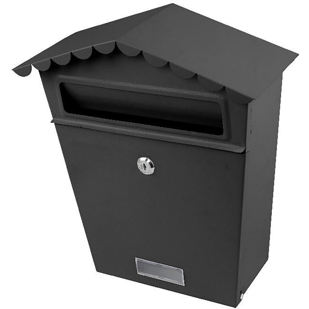 CUTIE POSTALA TIP CASUTA 36,5X33X13CM NEAGRA