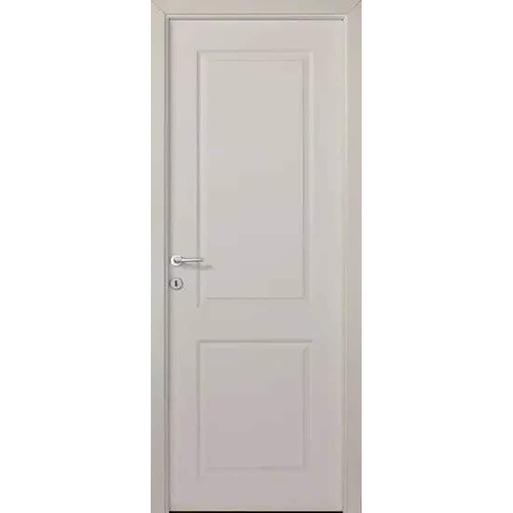Usa interior Sara, fara geam, reversibila, MDF, 68 x 203 cm, alb