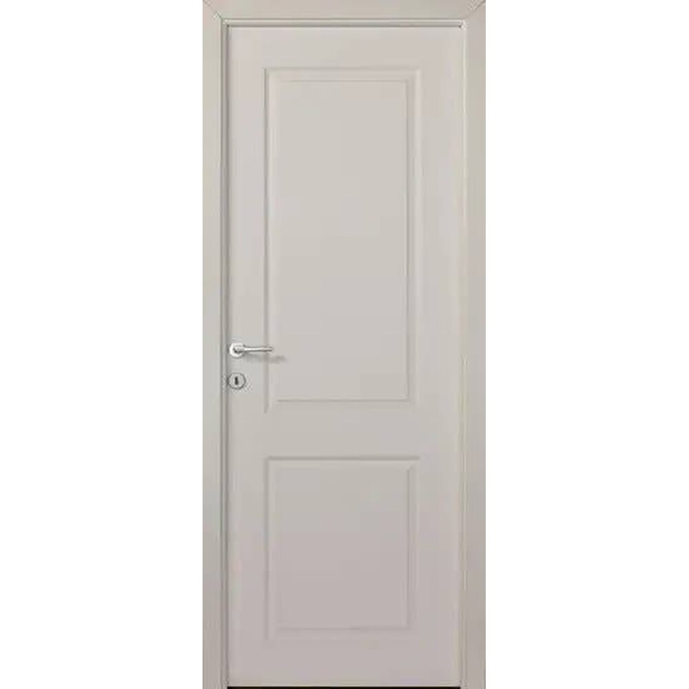 Usa interior Sara, fara geam, reversibila, MDF, 78 x 203 cm, alb