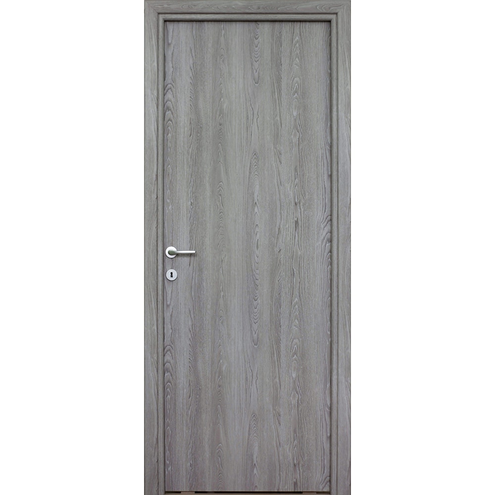 Usa interior Karpat, fara geam, reversibila, MDF, 78 x 203 cm, gri