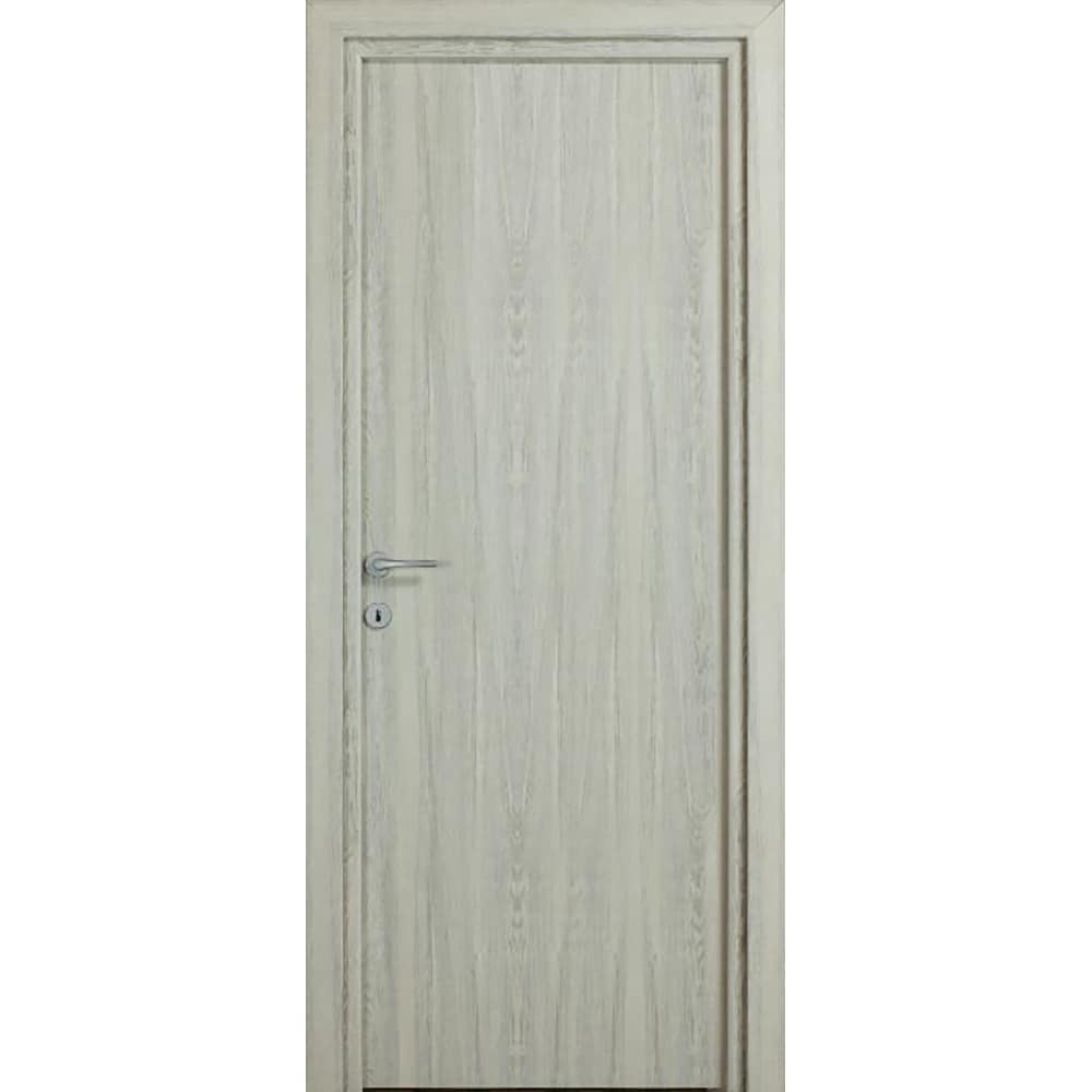 Usa interior Karpat, fara geam, reversibila, MDF, 78 x 203 cm, gri sampanie