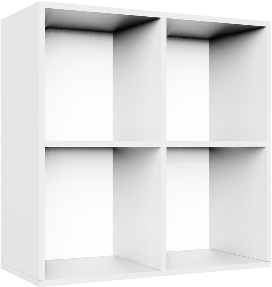 Etajera 06 VIGO, 71.8 x 32.5 x 71.8 cm, PAL, alb