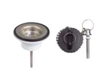 Ventil de evacuare pentru lavoar Wirquin, metal si plastic, alb