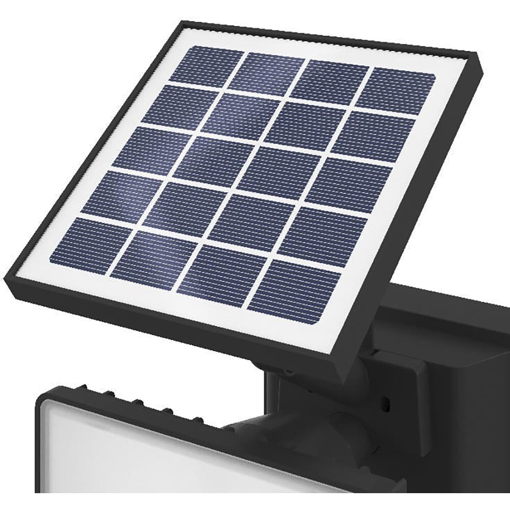 Proiector solar cu senzor GOODHOME, 6 W, 400lm, IP65, 5000K, negru