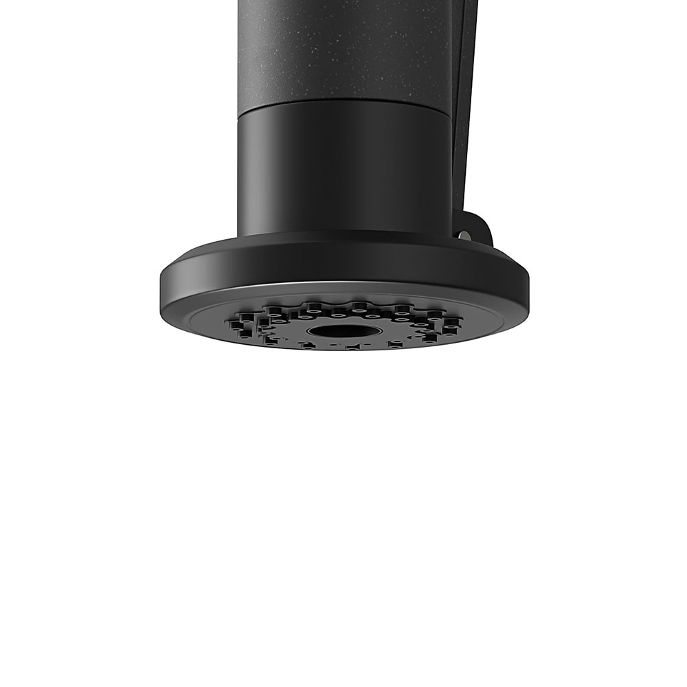 Baterie bucatarie GOODHOME Kamut, dus extractibil, alama, negru