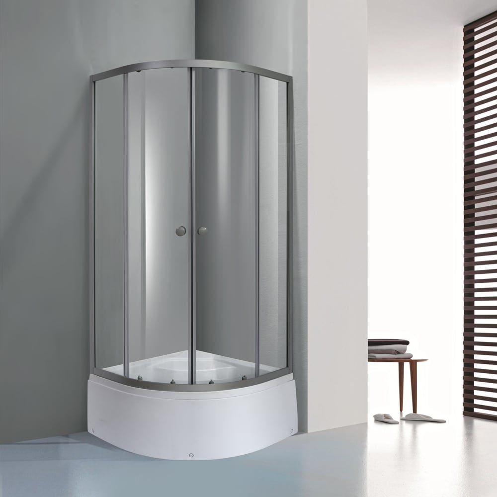 Cabina de dus semirotunda Arkell, 80 x 80 x 197 cm