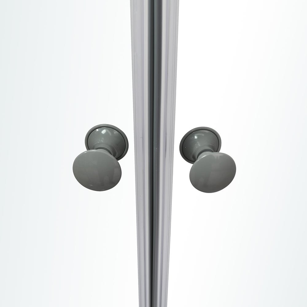 Cabina dus standard Arkell, semirotunda, 90 x 90 x 192 cm, sticla securizata 4mm, profil crom