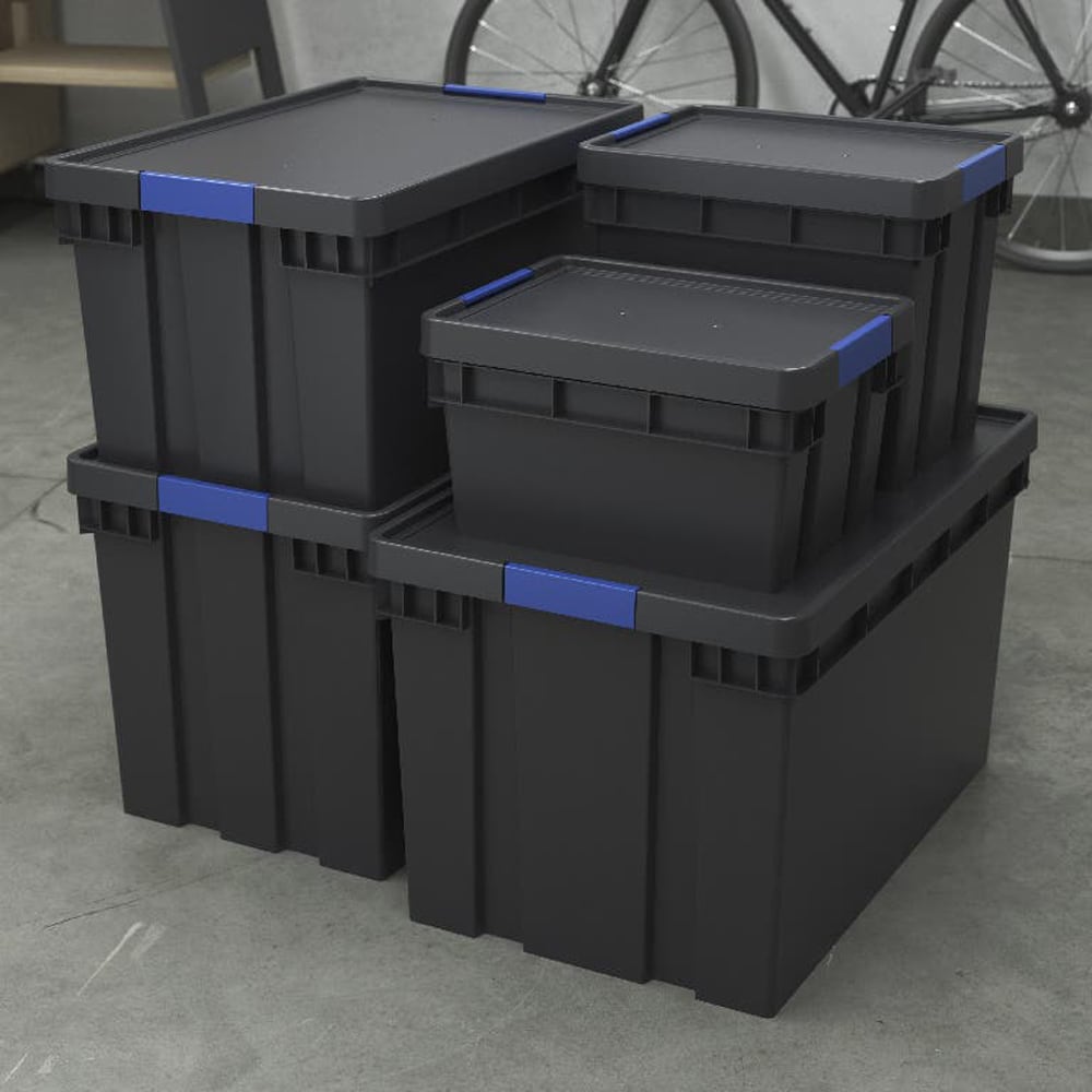 Capac cutie scule GOODHOME Xago, 59 x 39 cm x 3.6 cm, plastic, negru