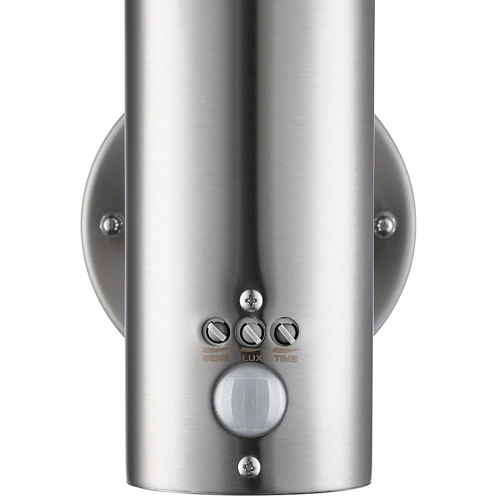 Aplica exterior HOLLIS, 15W, IP44, argintiu