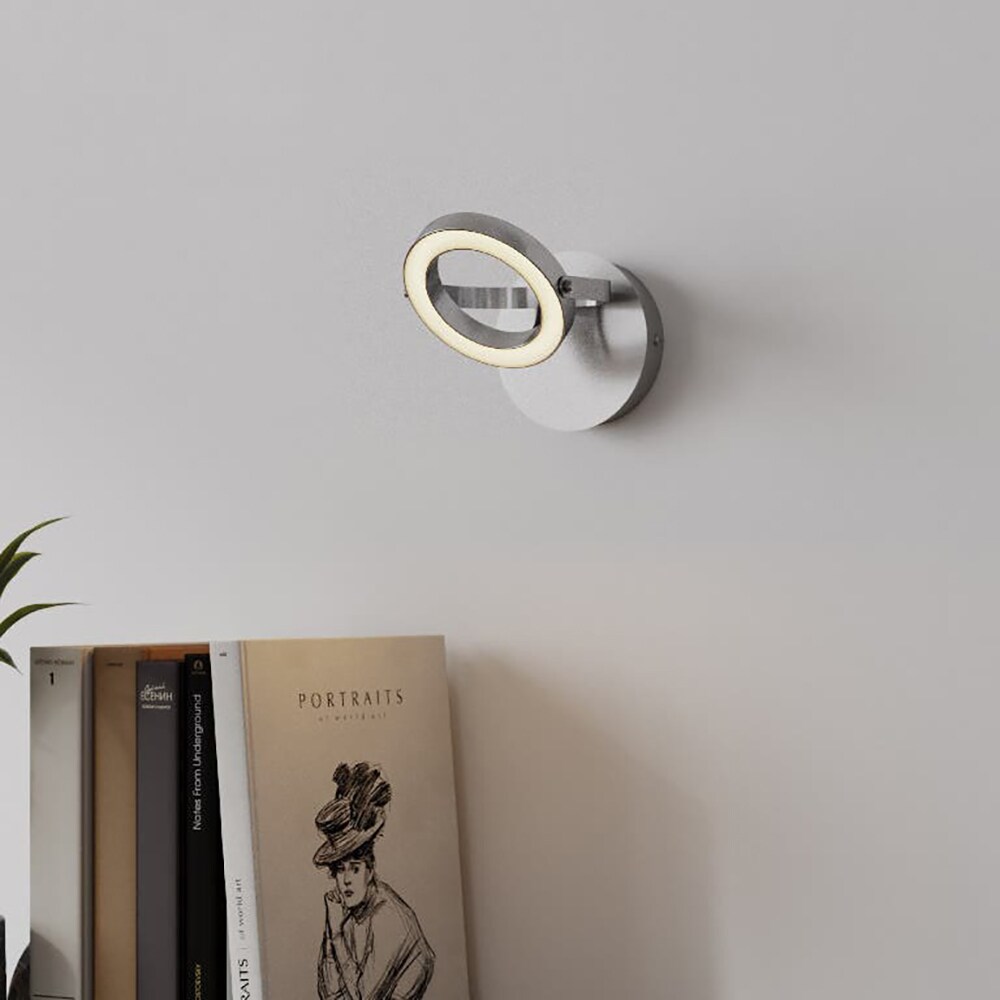 Spot LED GOODHOME Taphao, 6W, 400lm, argintiu