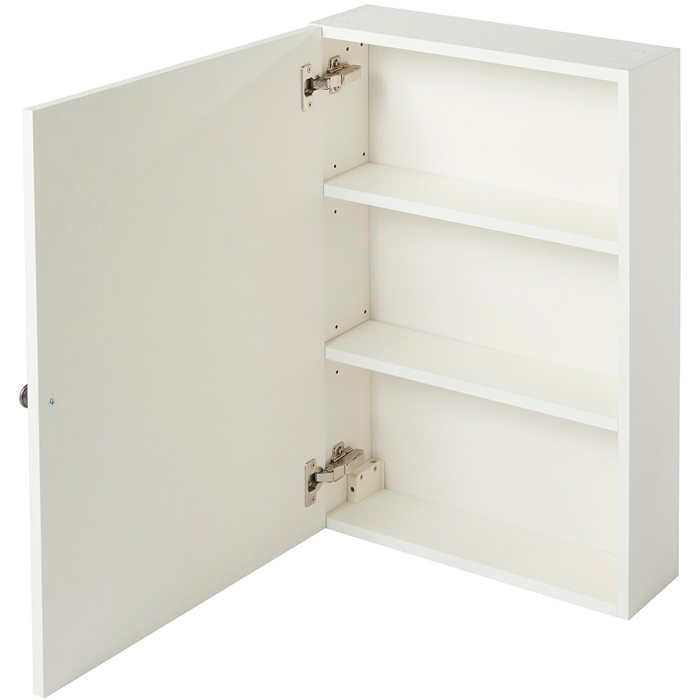 Dulap baie cu oglinda GOODHOME Perma, 50 x 15 x 70 cm, alb