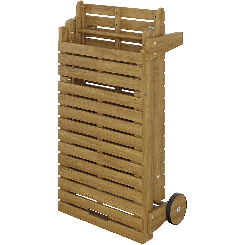 Sezlong gradina GOODHOME Acacia Denia, lemn, 70.6 x 199.8 x 33.5 cm, natur