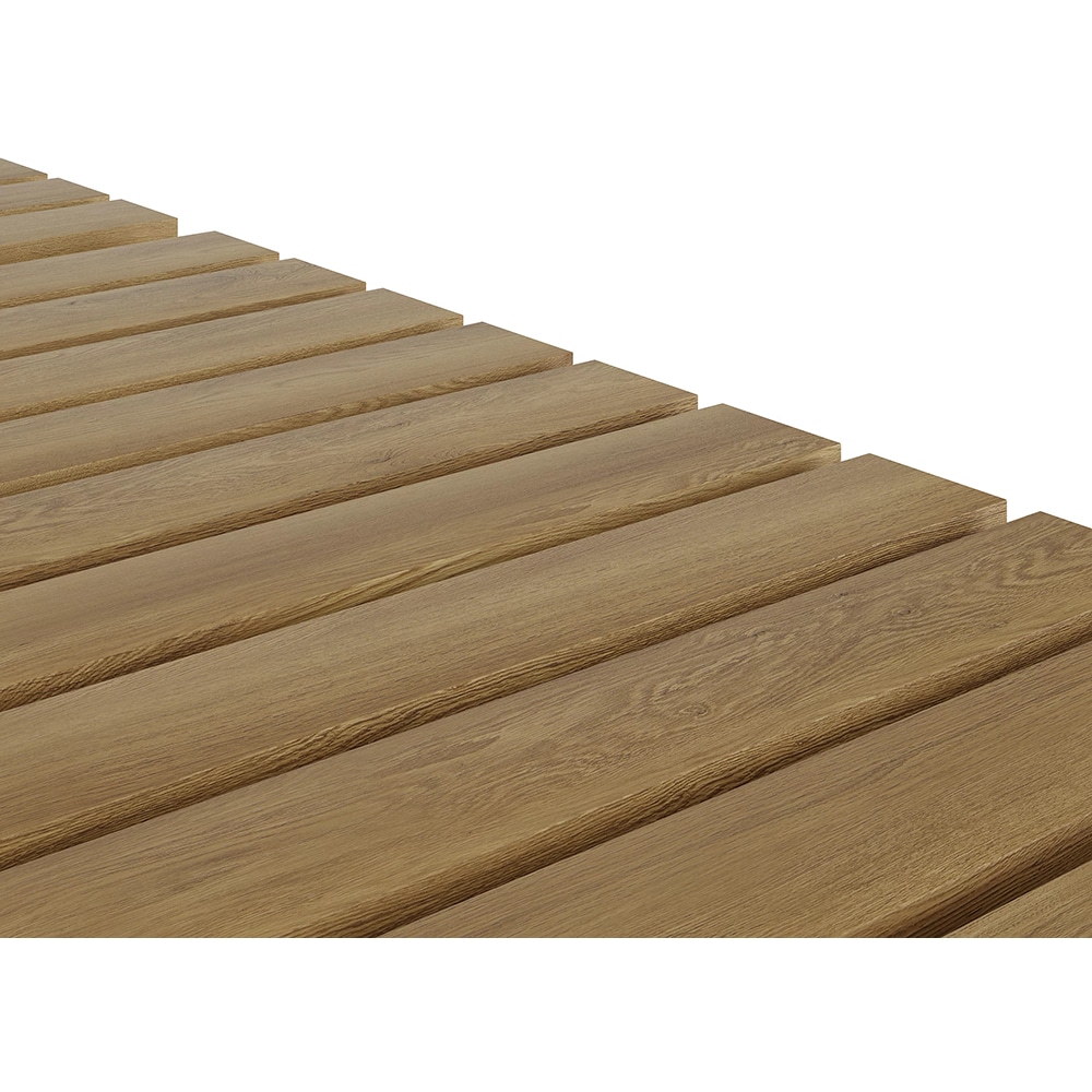 Sezlong gradina GOODHOME Acacia Denia, lemn, 70.6 x 199.8 x 33.5 cm, natur