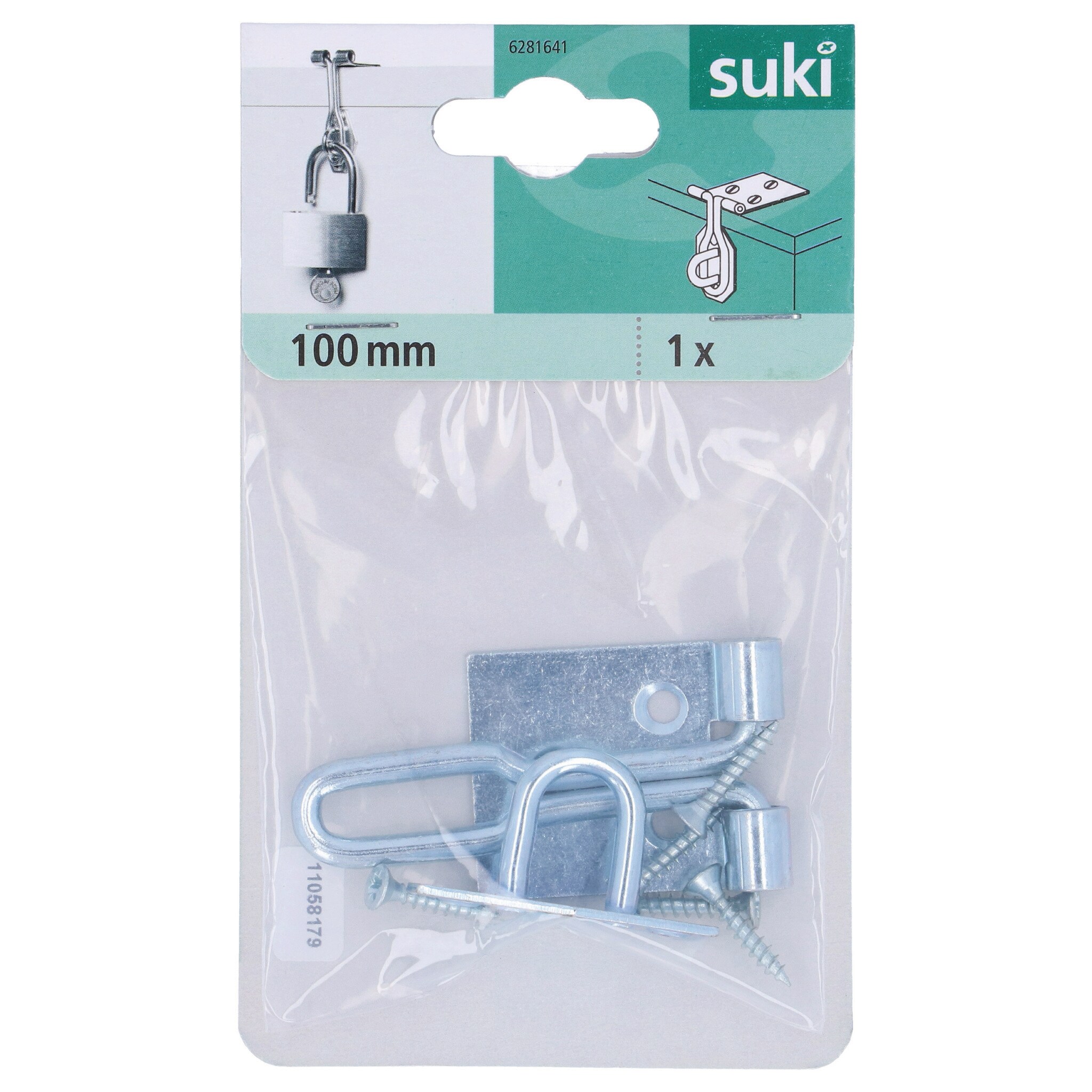 Inchizator cufar sarma Suki, 100mm, argintiu