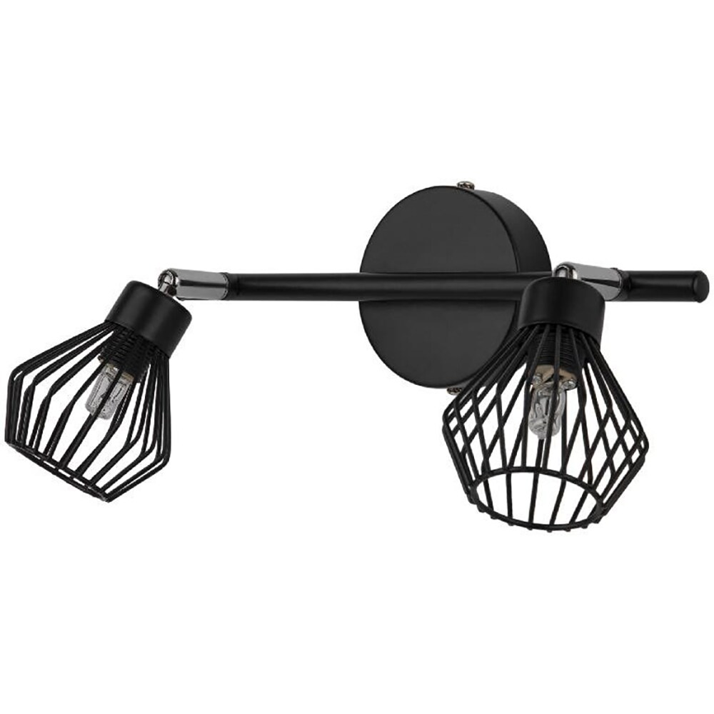 Spot dublu GOODHOME Akiak, 7W, G9, negru