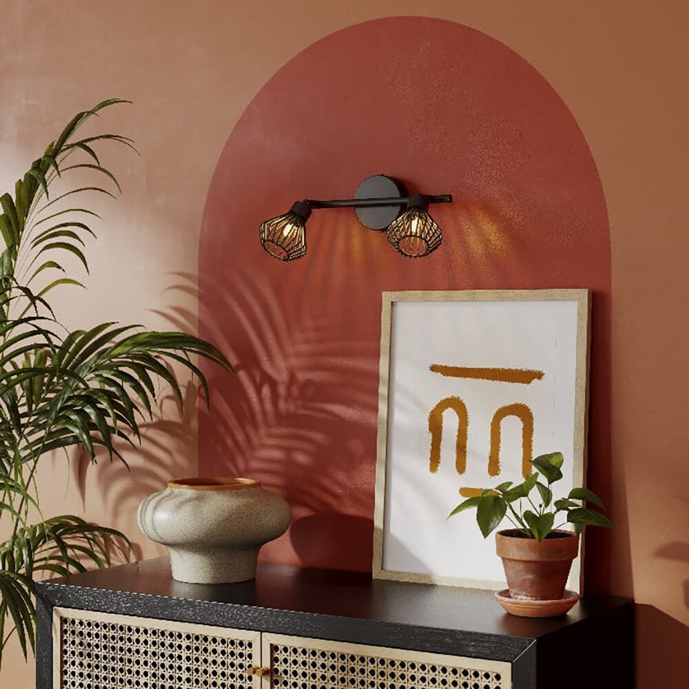 Spot dublu GOODHOME Akiak, 7W, G9, negru