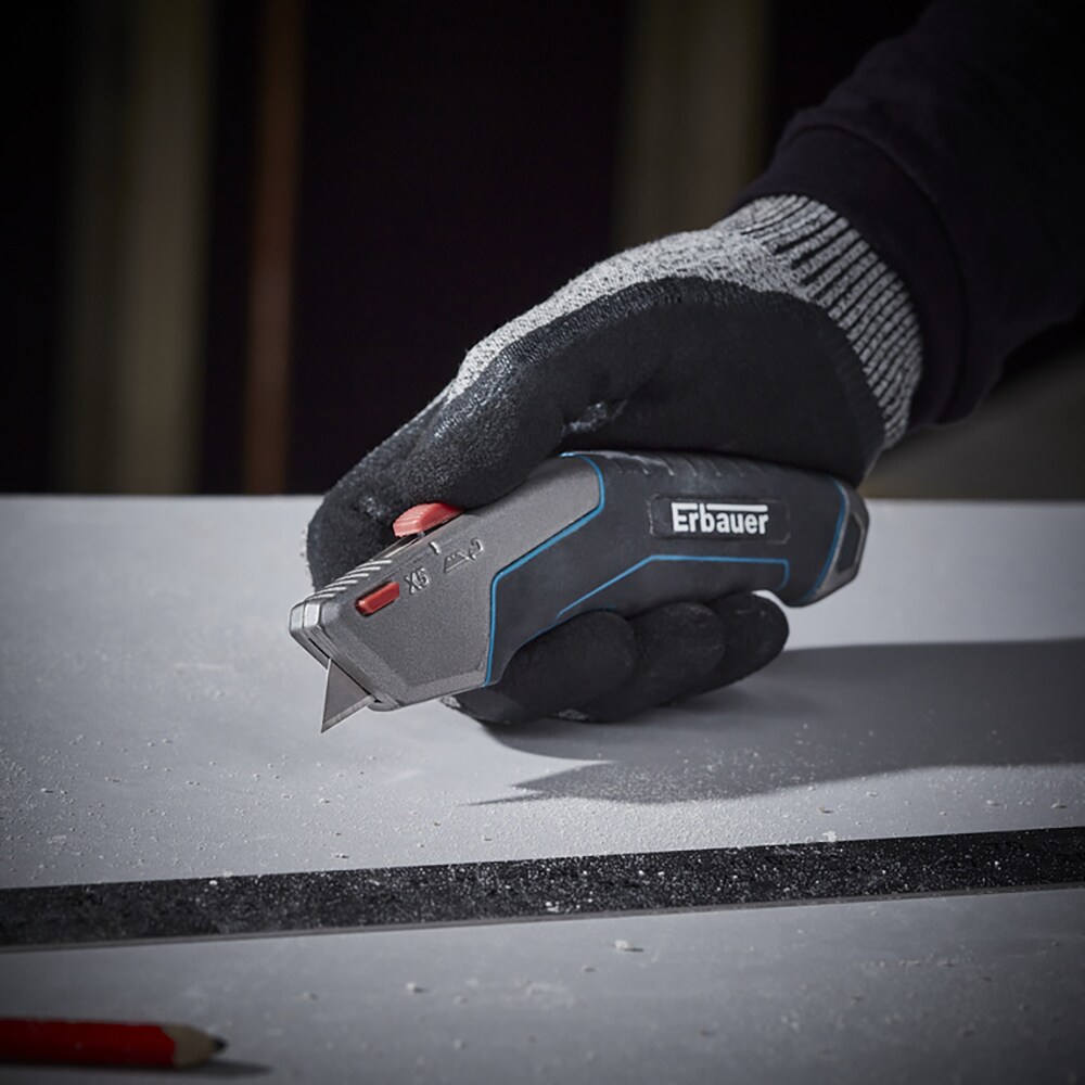 Cutter lama retractabila ERBAUER, 17cm