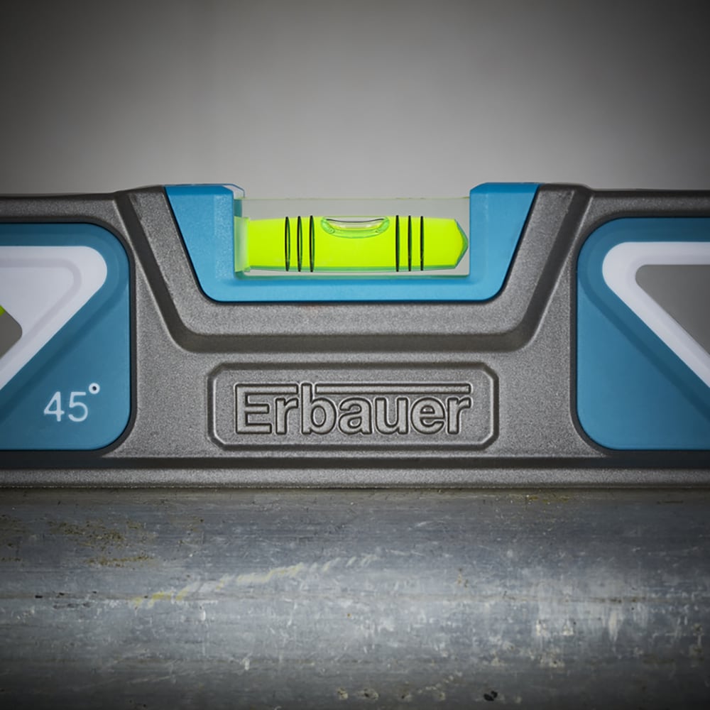 Nivela magnetica ERBAUER, 25,5cm, aluminiu