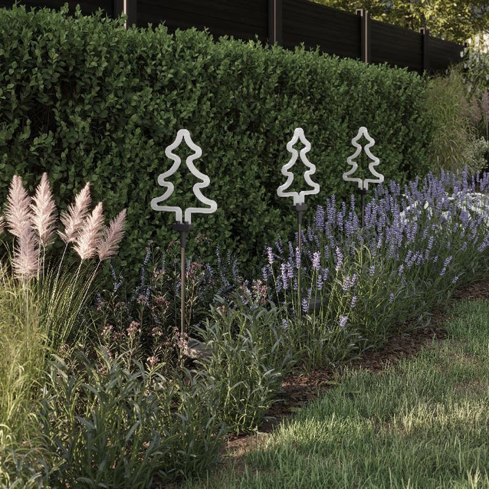 Lampa solara Brad, LED, verde