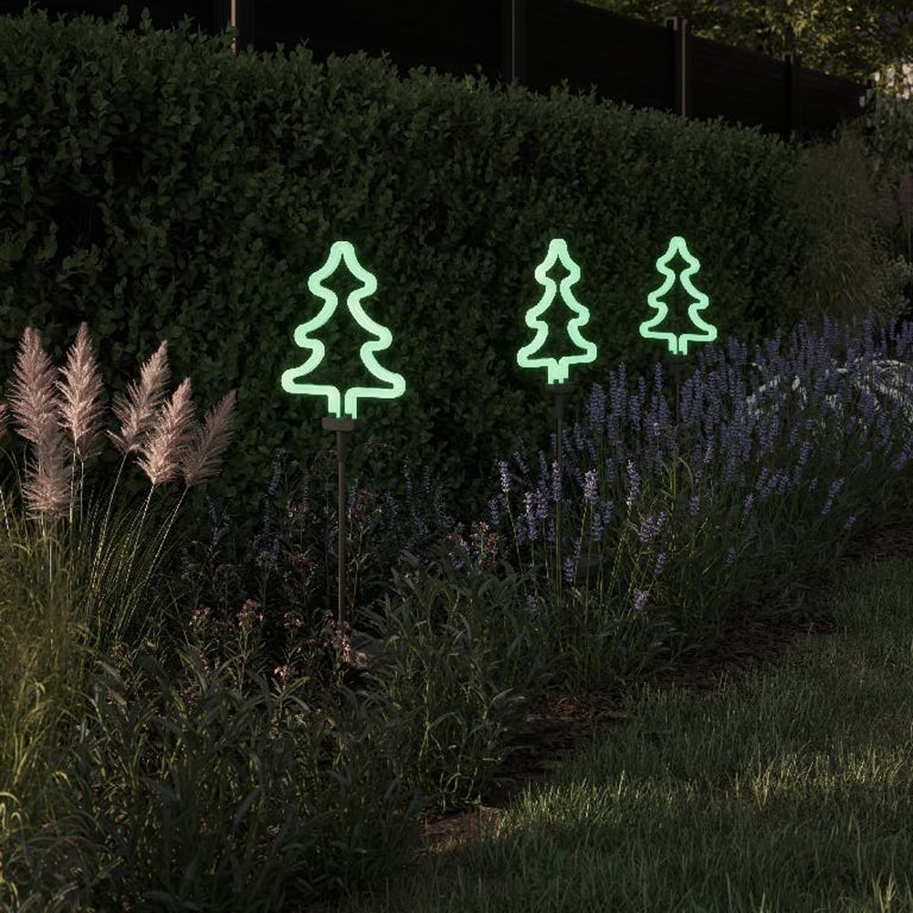 Lampa solara Brad, LED, verde