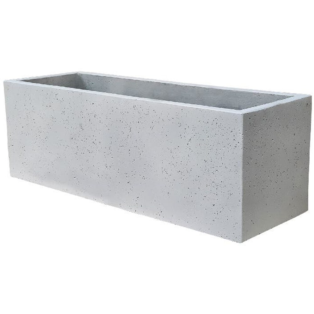 Jardiniera flori VERVE, 60 x 22 x 22 cm, gri deschis