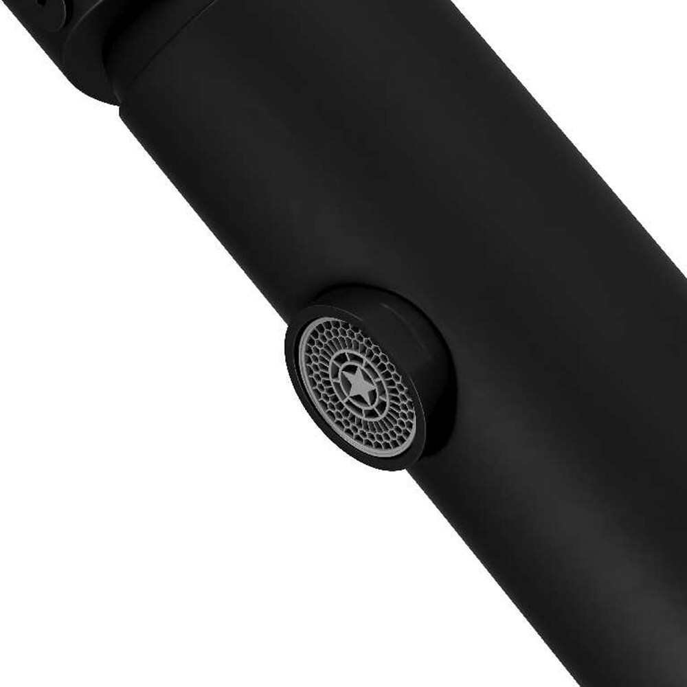 Baterie lavoar GOODHOME Nya, metal, negru