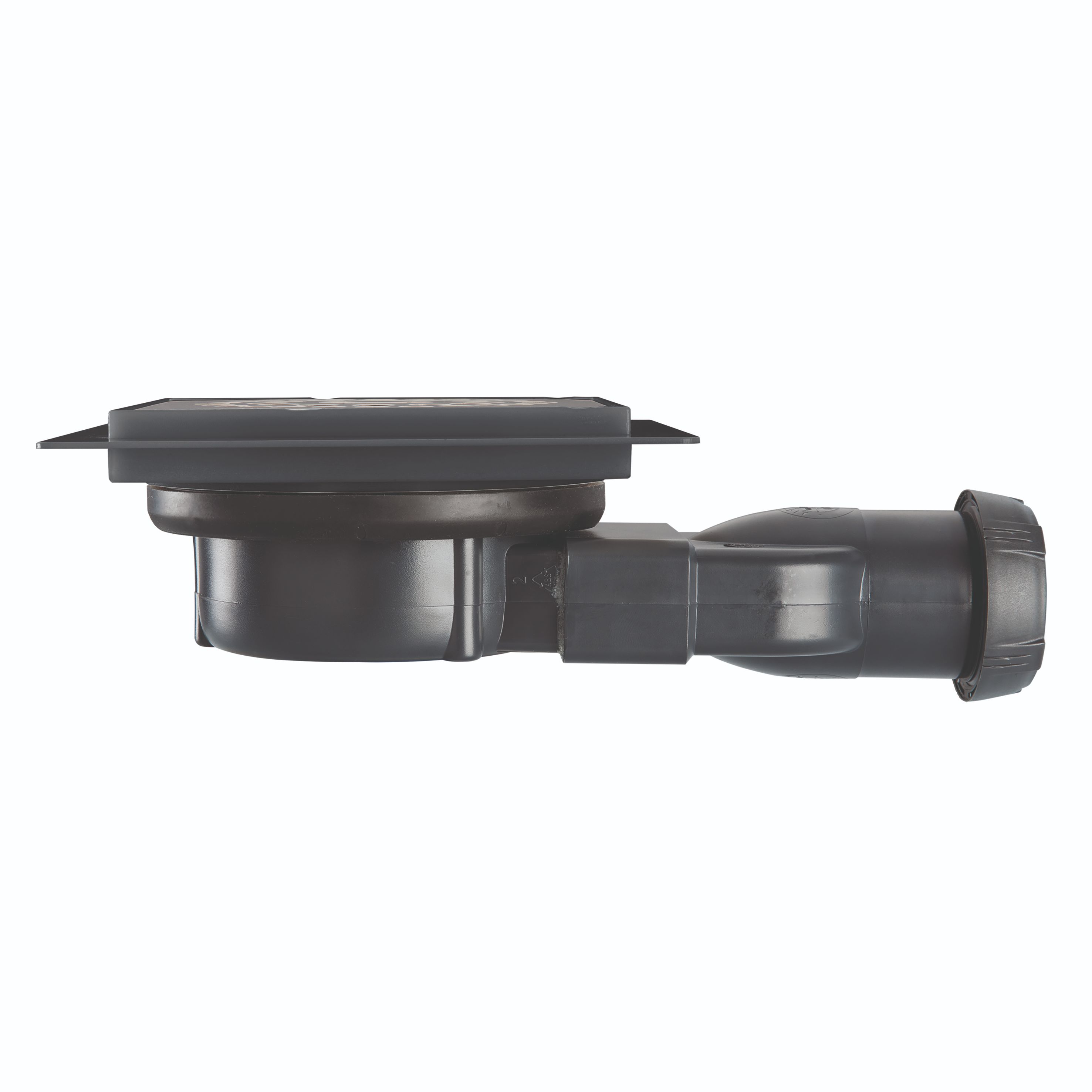 Rigola dus WIRQUIN Venisio Compact, inox, 115 x 115 mm, D 40mm