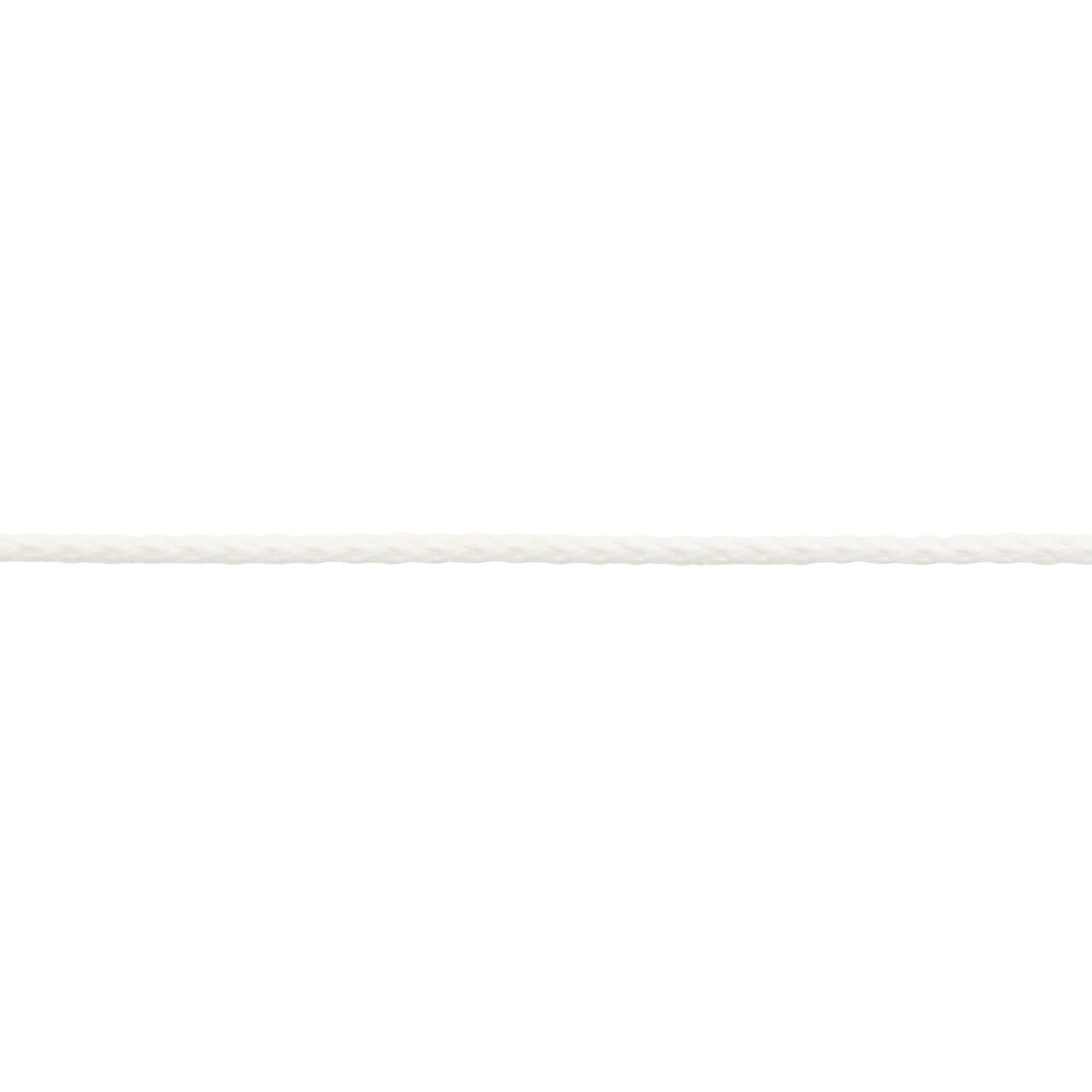 Sfoara impletita SUKI, poliester, 3mm, alb