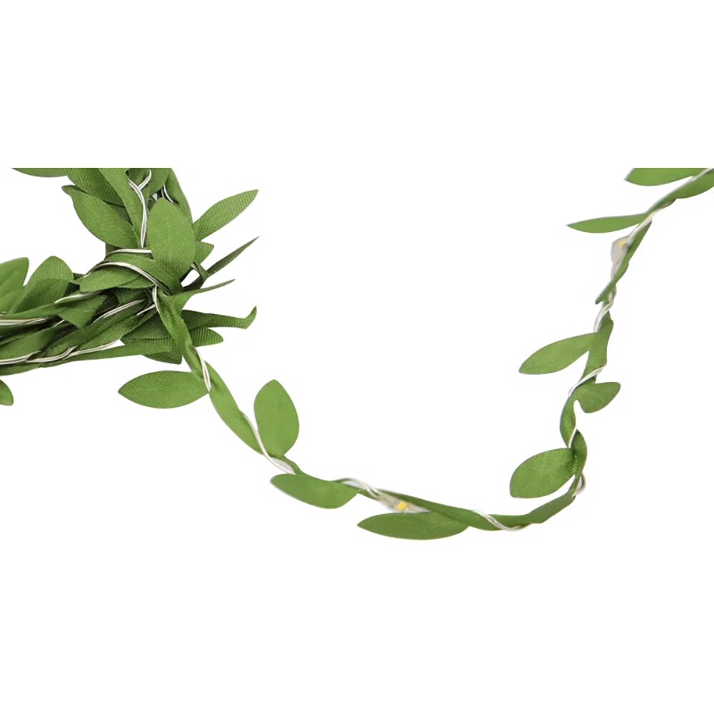 Ghirlanda decorativa LED Frunze 101260397, 2.2m, 20 becuri, verde