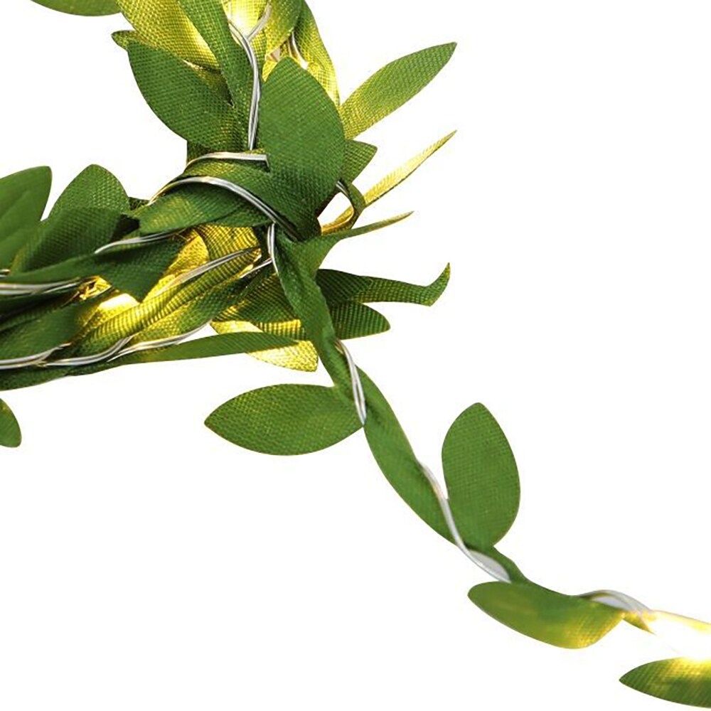 Ghirlanda decorativa LED Frunze 101260397, 2.2m, 20 becuri, verde