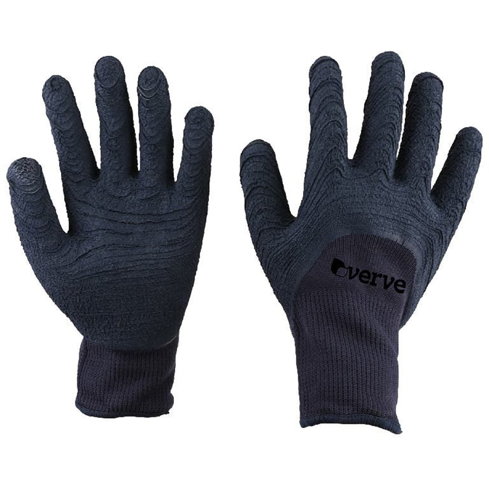 Manusi pentru protectie VERVE, marimea M, latex, albastru