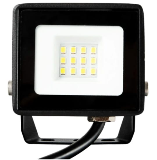 Proiector LED Homelight, 10W, 700lm, 6400K, IP65, negru